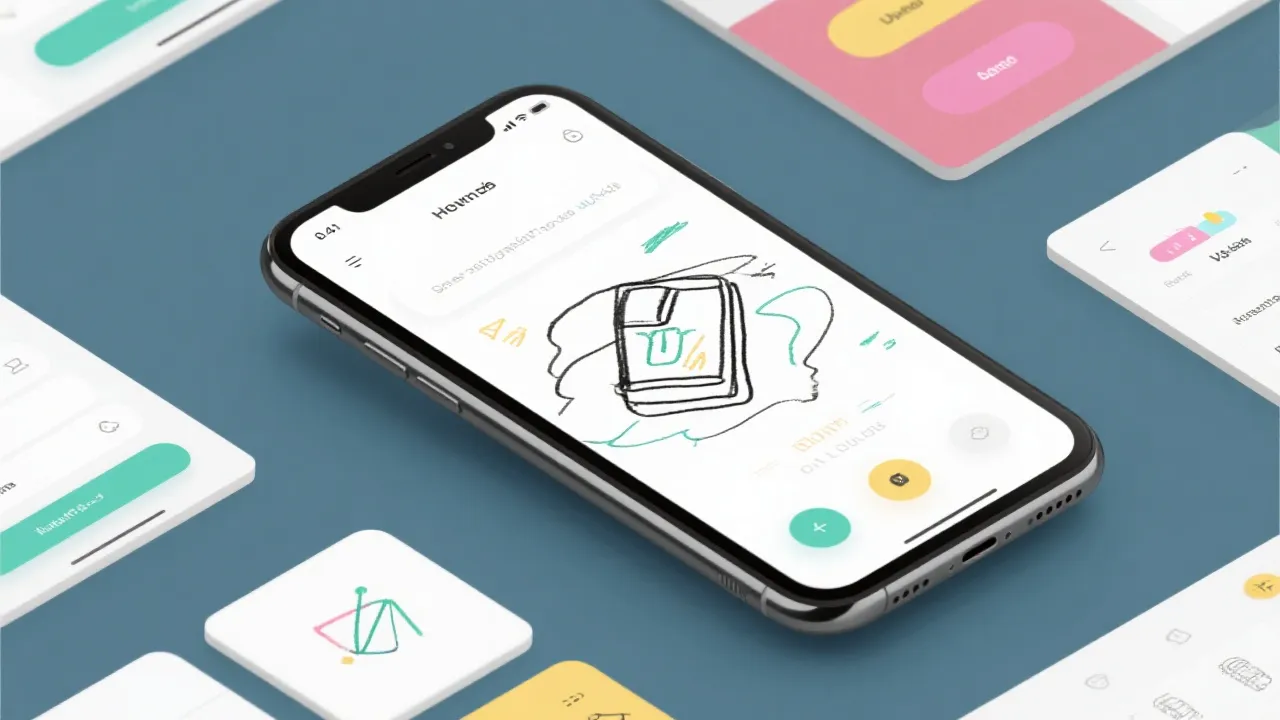 移动端APP界面示意